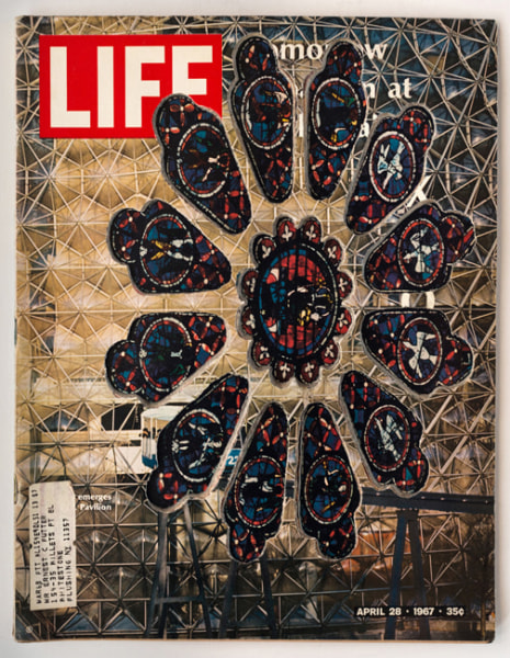 Dennis Koch, LIFE Cutout No. 075 ( April 28, 1967, Rose Window Epcot)