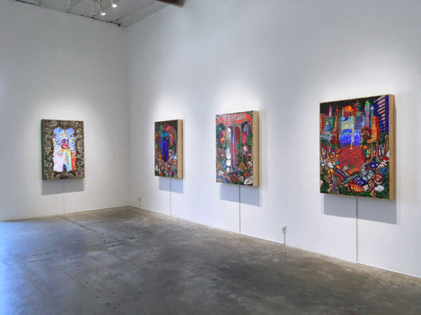 Installation View of Federico Solmi: The Brotherhood