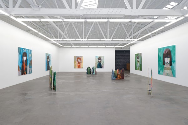 Installation view of Edie Beaucage, All Over the Time
