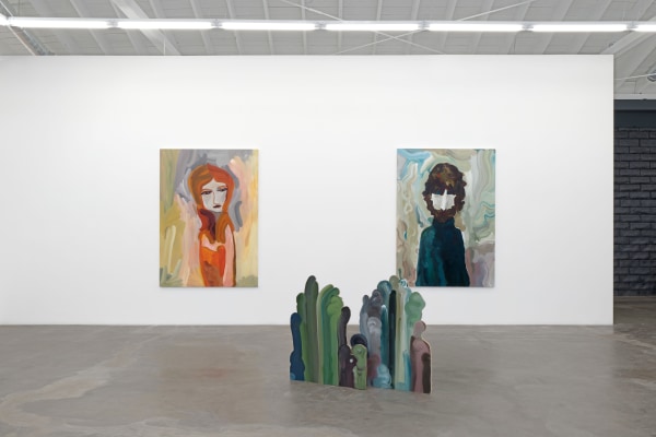 Installation view of Edie Beaucage, All Over the Time