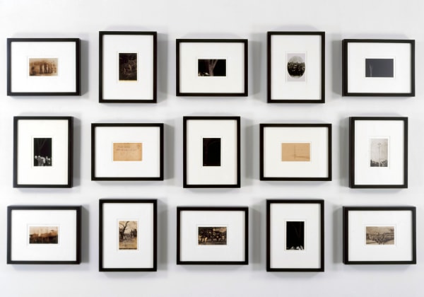 Installation view of Erased Lynchings Series I, 2006