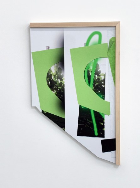 Kate Bonner, Two ways it could go, 2022, UV ink on aluminum with frame, 25 x 15 in.