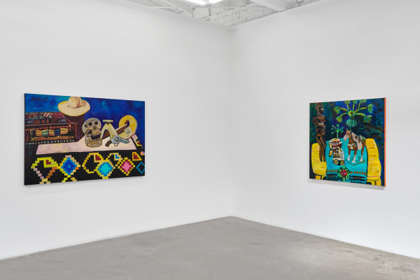 Installation view of Frank Romero: California Dreaming, on view September 13 – October 25, 2025