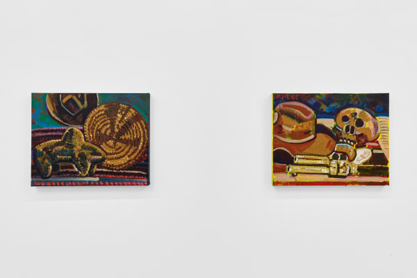 Installation view of Frank Romero: California Dreaming, on view September 13 – October 25, 2025