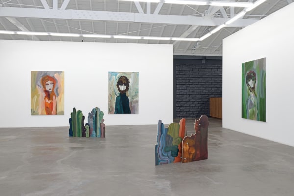 Installation view of Edie Beaucage, All Over the Time