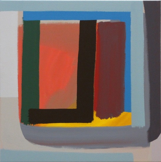 Michael Kindred Knight Doorstep, 2012 Acrylic on Canvas  18 x 18 in.