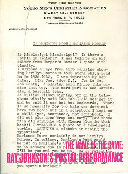 The Name of the Game - Ray Johnson's Postal Performance - Publications - Ray Johnson Estate