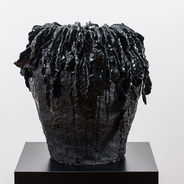 Untitled (Black Vase)