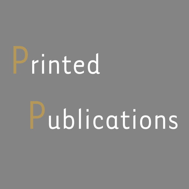 Most of our printed publications (shown at right) are available for purchase
