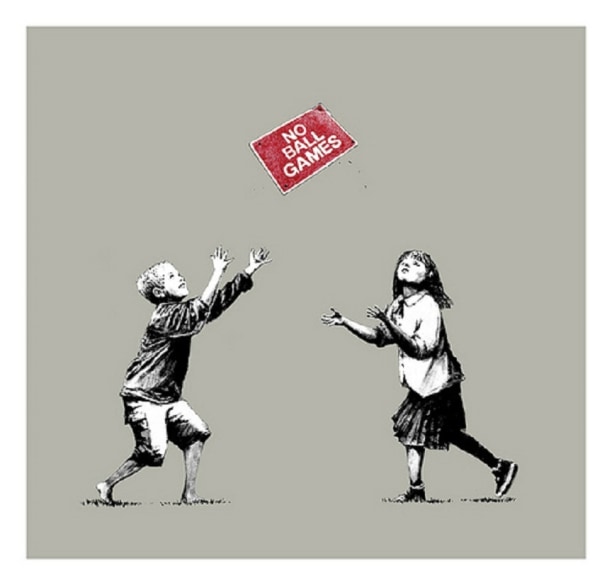 Banksy (b. 1974)  No Ball Games, 2009