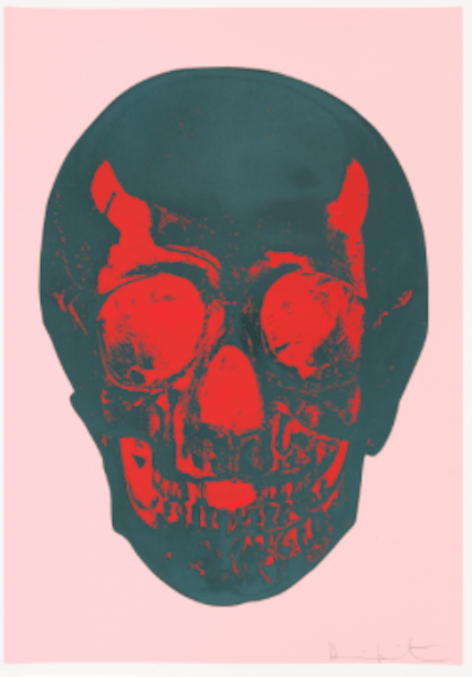 Till Death Do Us Part - Candy Floss Pink Racing Green Pigment Red Pop Skull
