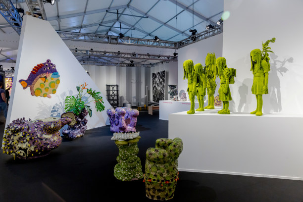 The Jason Jacques Gallery booth at Design Miami 2019.