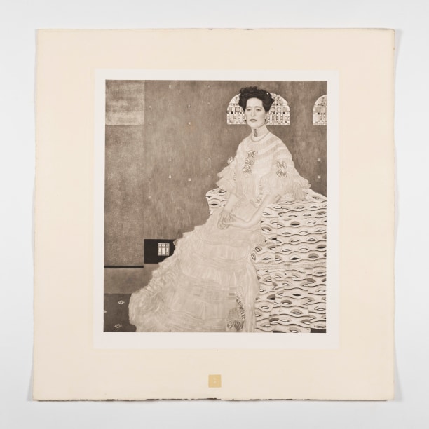 Gustav Klimt, Portrait of Fritza Riedler [Das Werk], 1908-1914