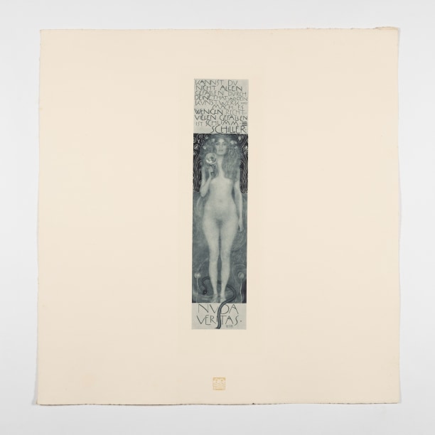 Gustav Klimt, Nuda Veritas [Das Werk], 1908-1914