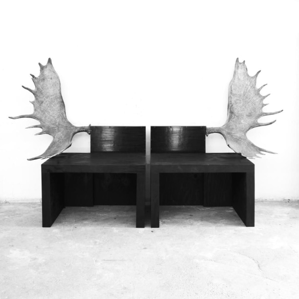 Pair of Stag Benches, 2016