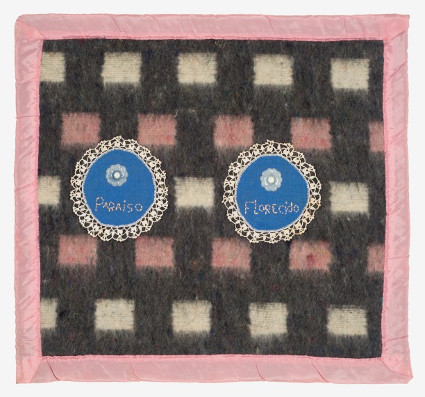 Paraiso Florecido [Flowering Paradise], c. 1995, Embroidery on blanket