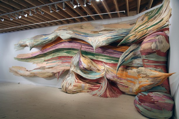 Henrique Oliveira, Sem t&iacute;tulo (Brushstroke), 2011