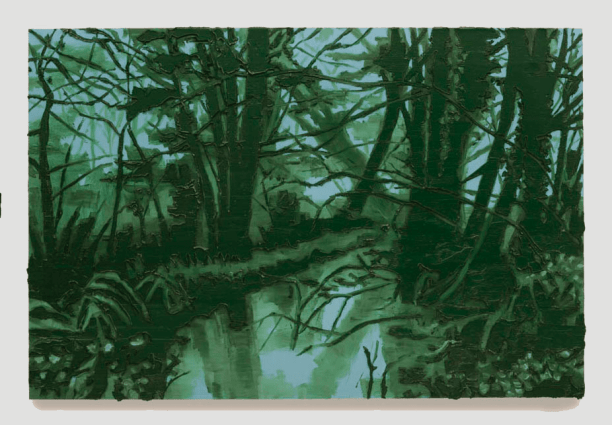 Rodrigo Andrade, Bosque verde e azul II (Don McCullin), Bicromia series, 2014