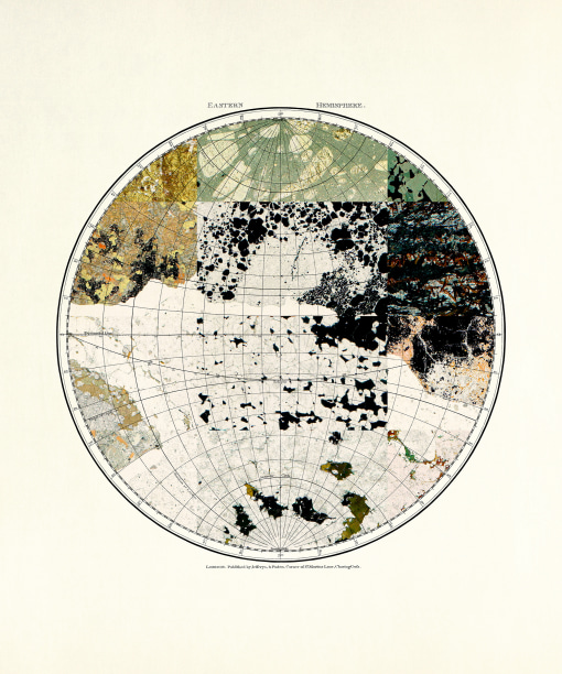 Elena Damiani, Mineral Cartographies (Eastern Hemisphere),&nbsp;2019