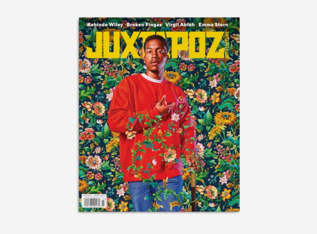 Kehinde Wiley Juxtapoz Magazine Cover