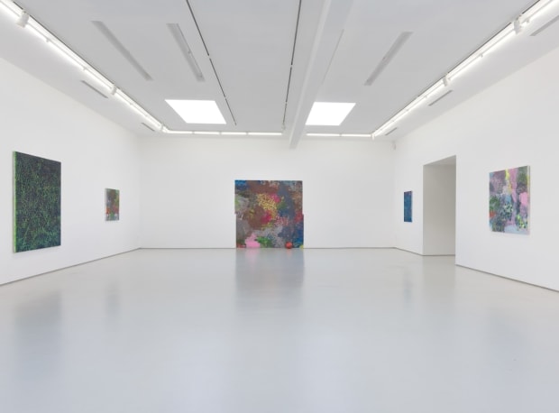 David Huffman Worlds in Collision, installation view