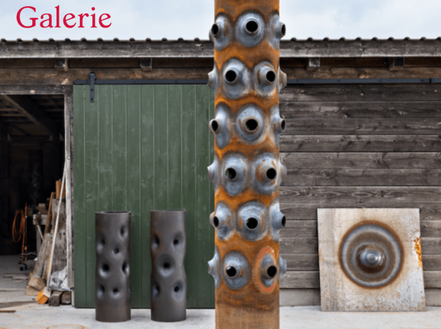 Danish Designer Jakob Jørgensen’s Monumental Steel Sculptures Go on View in New York