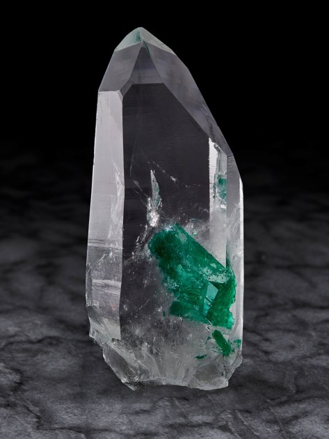 Quartz with Emerald Inclusion