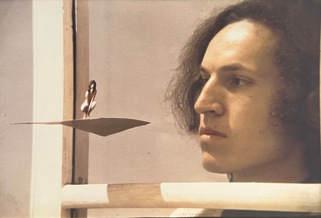 Luigi Ontani, Attimo Volante All'Attico (Self-portrait), 1974