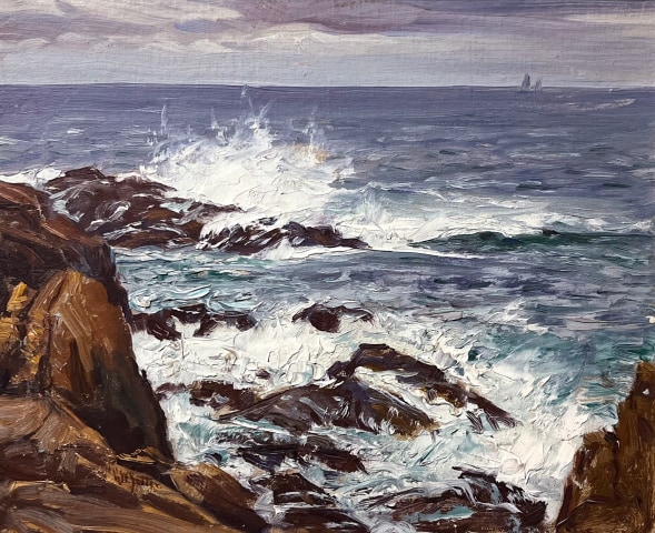George William Sotter, Untitled (Rocky Coast), n.d.