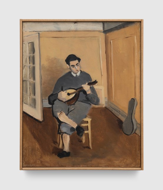 Adolph&amp;nbsp;Gottlieb

UNTITLED (ALEX WITH MANDOLIN),&amp;nbsp;c. 1930

oil on linen

19-7/8&amp;quot; &amp;times; 16&amp;quot; (50.5 cm &amp;times; 40.6 cm)