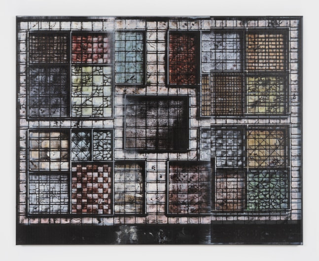 Simon Denny

Dungeon map 2: Heroquest board

2024

Oil and UV print on canvas

47.25 x 59 inches

120 x 149.9 cm

(SD 24/006)