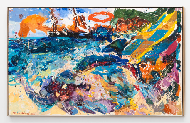 Malcolm Morley

Seastroke

1986

Oil on canvas

60.25 x 98.25 inches

152.4 x 248.9 cm

(MOR 23/0229)

CCS Bard Hessel Museum of Art, Annandale-on-Hudson