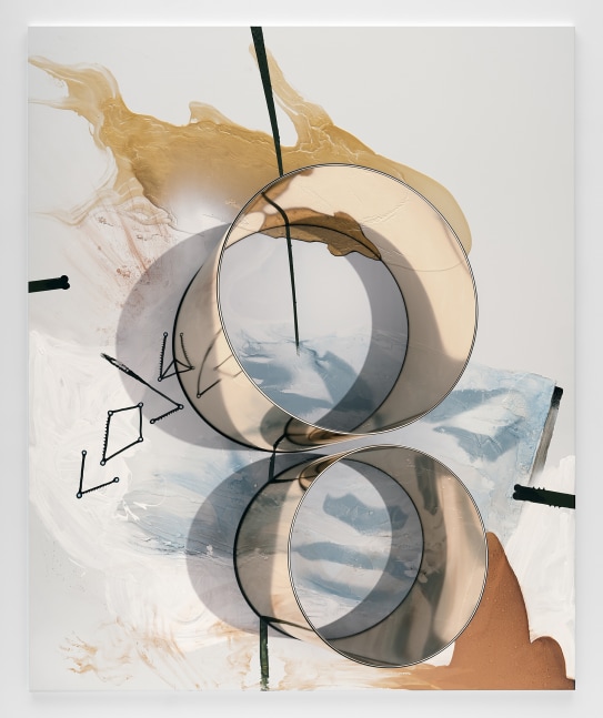 Seth Price

Seeptember

2022-23

Acrylic paint, generatively produced image reverse-transferred into acrylic polymer, and UV-print on aluminum composite

94 1/2 x 77 1/2 x 1 inches

240 x 196.9 x 2.5 cm