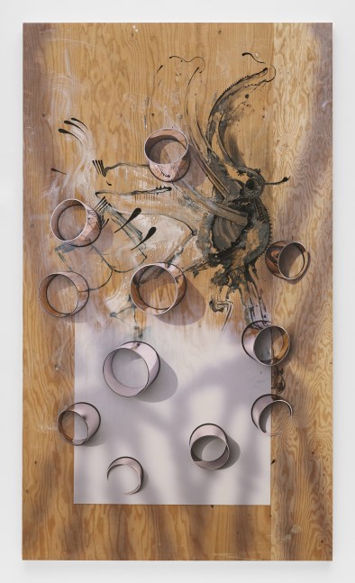 Seth Price

Ardomancer

2023

Acrylic paint, tinted polymers and UV-print on wood

103 3/4 x 59 3/4 x 1 1/4 inches

263.5 x 151.8 x 3.2 cm