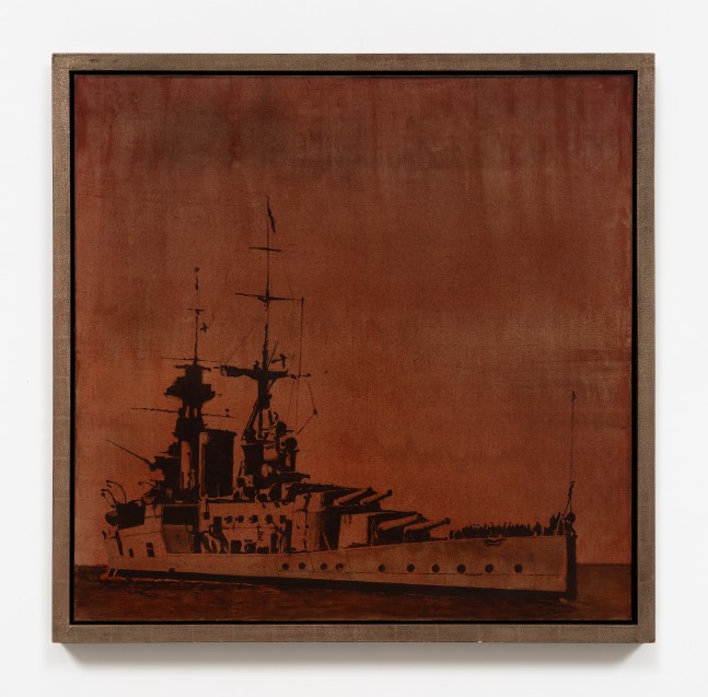 Malcolm Morley

HMS Hood (Friend)

1965

Liquitex and ink on canvas

41.75 x 41.75 inches

106 x 106 cm

(MOR 23/068)

Private Collection