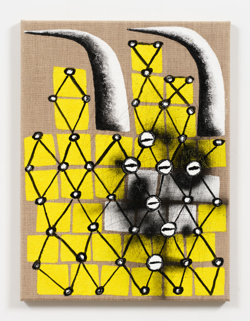 Charline von Heyl

Paradoxical Lamb #29

2022

Acrylic and pencil on burlap

24 x 18 inches

61 x 45.7 cm

(CvH 23/043)