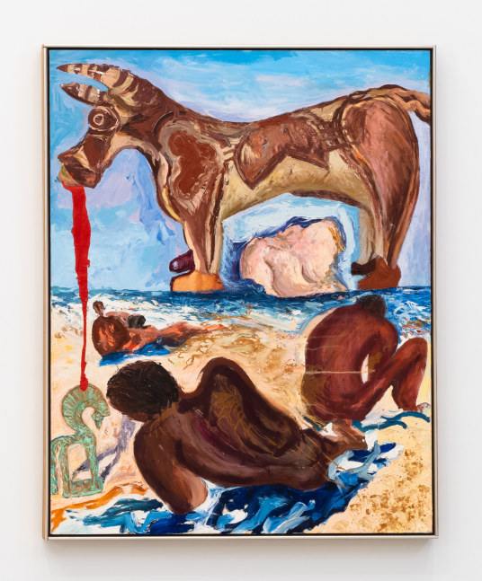 Malcolm Morley

The Palms of Vai

1982

Oil on canvas

48.5 x 38 inches

123.2 x 96.5 cm

(MOR 23/0210)

CCS Bard Hessel Museum of Art, Annandale-on-Hudson