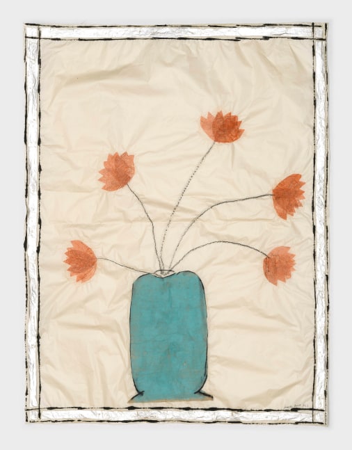 Isabella Ducrot

Turqoise Pot I

2023

Pastel, pigment, silver, and collage on Japan paper

51 1/4 x 43 1/4 inches

130 x 110 cm

(ID 23/012)