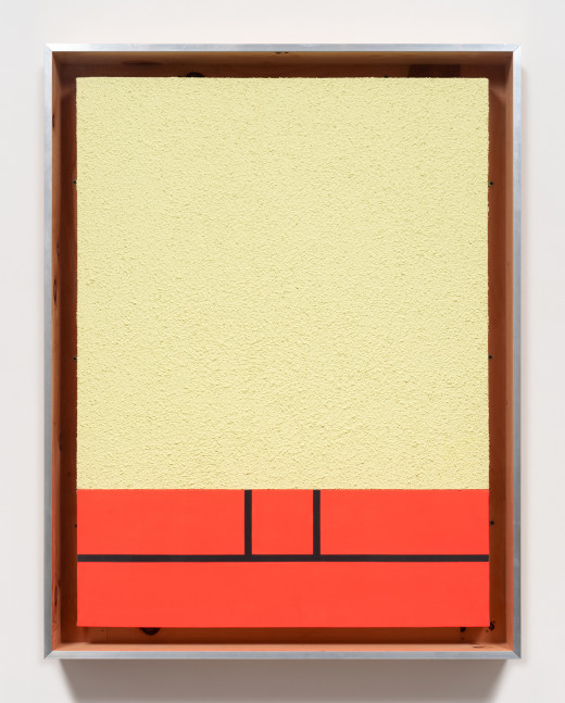 Peter Halley

Yellow Cell with Underground Conduit

1982

Acrylic, fluorescent acrylic, phosphorescent acrylic, and Roll-a-Tex on canvas

56 x 42 inches

142.2 x 106.7 cm

(FP 24/010)