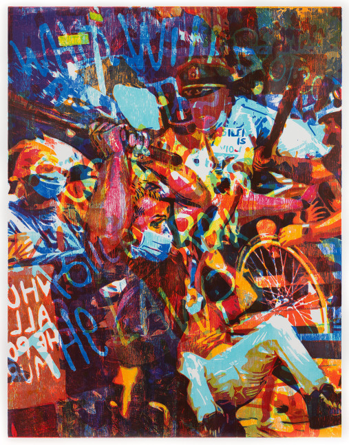 Zorawar Sidhu and Rob Swainston

May 30

2020-21

Multi-color woodblock print on paper

57.5 x 45.25 inches

146.1 x 114.9 cm

Edition of 5

$6,500