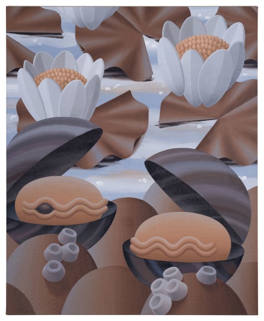 Untitled (mussels with lilies), 2022

oil on canvas

160h x 130w cm

62.99h x 51.18w in