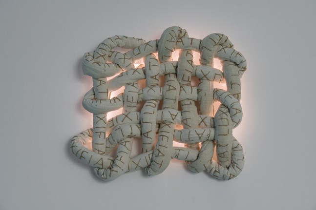 Victoria Zidaru

Tronurilor, 2025

embroidery on canvas with a vegetable core and luminous insert

35 1/2 x 19 1/2 x 10 in
90 x 50 x 25 cm