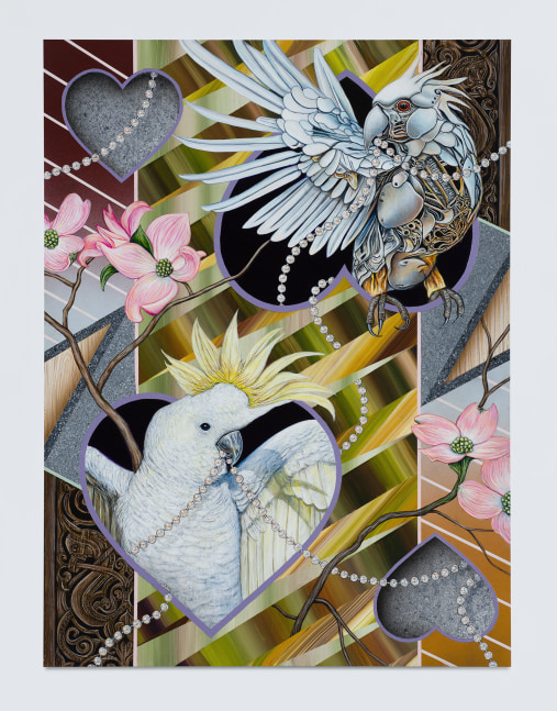 Christian&amp;nbsp;Ruiz Berman

Two hearts, 2023

acrylic on panel

45.72h x 60.96w cm

18h x 24w in