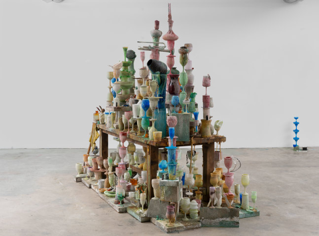 Jorge Peris

Gaudi, embarrased at dawn after a crazy party in Los Angeles, 2024

mixed media

dimensions variable