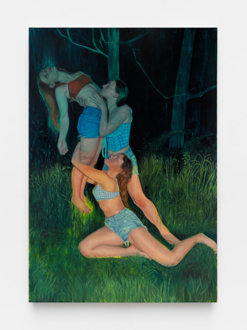 Samantha Joy Groff

Dark Pasture Encounter: Rapture, 2024

oil and acrylic on canvas

96 x 66 in
243.8 x 167.6 cm