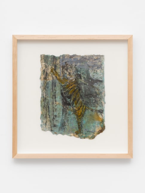 Joshua Hagler

Tiger, 1980-2024

Charcoal, graphite, oil pastel, wax on found Baptist workbook
page

13 1/2 x 10 1/4 in
34.3 x 26 cm