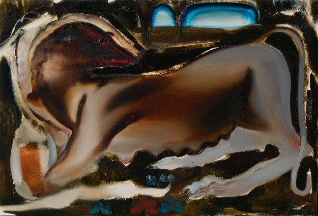 Rae Klein

Four Headed Dog in the Woods, 2024

oil on canvas

24 x 36 in
61 x 91 cm