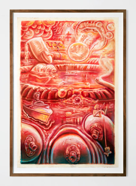 Robert Yarber

Tunnel of Rub, 2013

colored pencil, pastel, ink on paper

60.0h x 42.0w in
152.0h x 107.0w cm