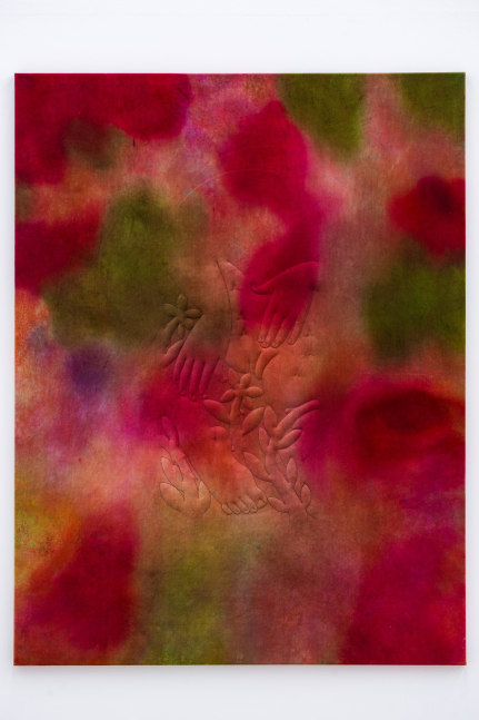 Eli&amp;scaron;ka Konečn&amp;aacute;

To Tend What Wounds, 2025

dyed velvet, embriodary

67 x 51 1/2 in
170 x 130 cm