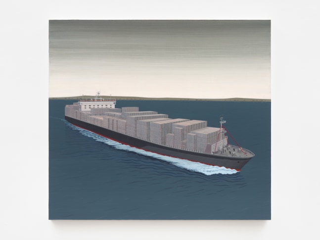 Ian Davis

Container Ship, 2024

acrylic on canvas

45 x 50 in
114 x 127 cm
